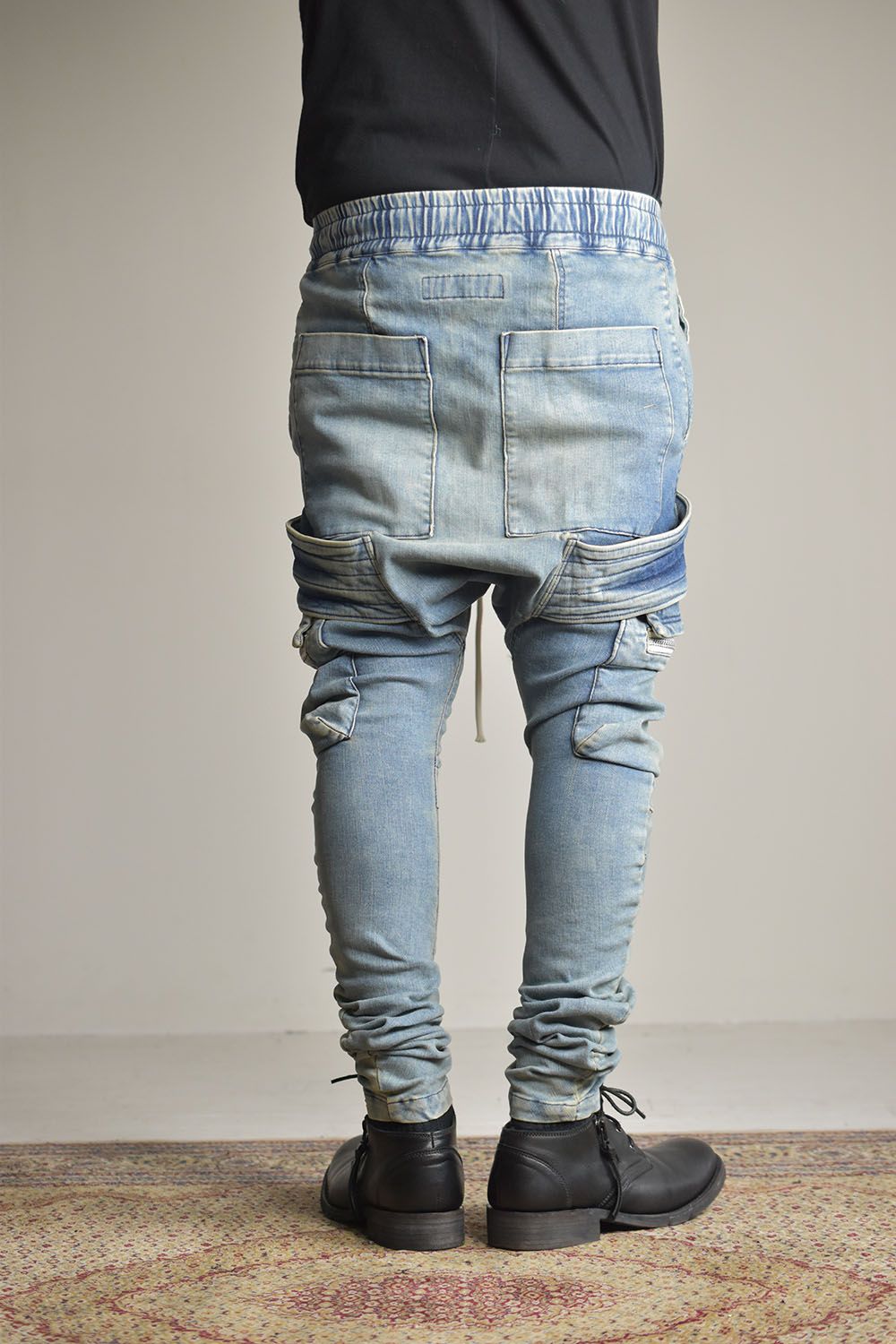 a.f artefact サルエル デニム パンツ メンズ A.F ARTEFACT - Denim