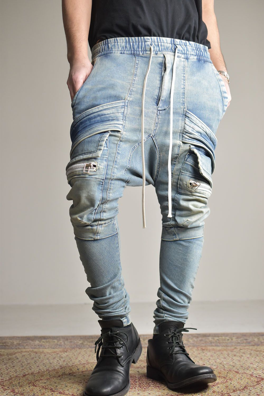 private brand 節約 AGプライベートブランドエージー サルエルスキニー