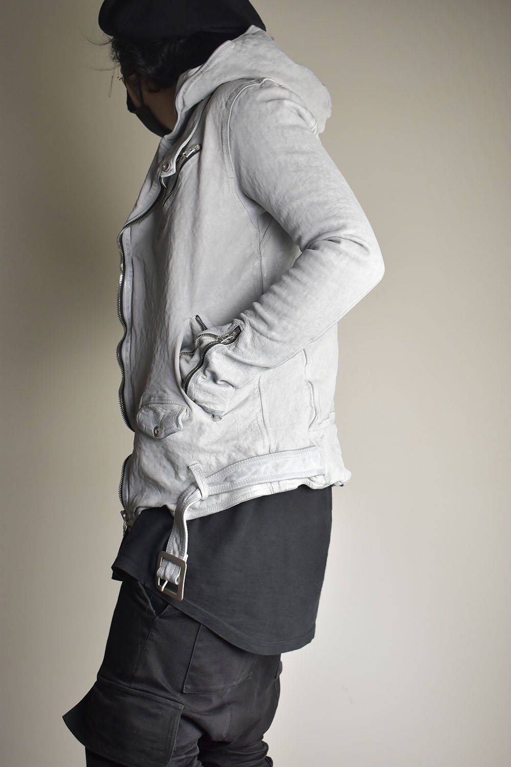 ISAMU KATAYAMA BACKLASH - Japan Calf Product Wash Hoodie Riders