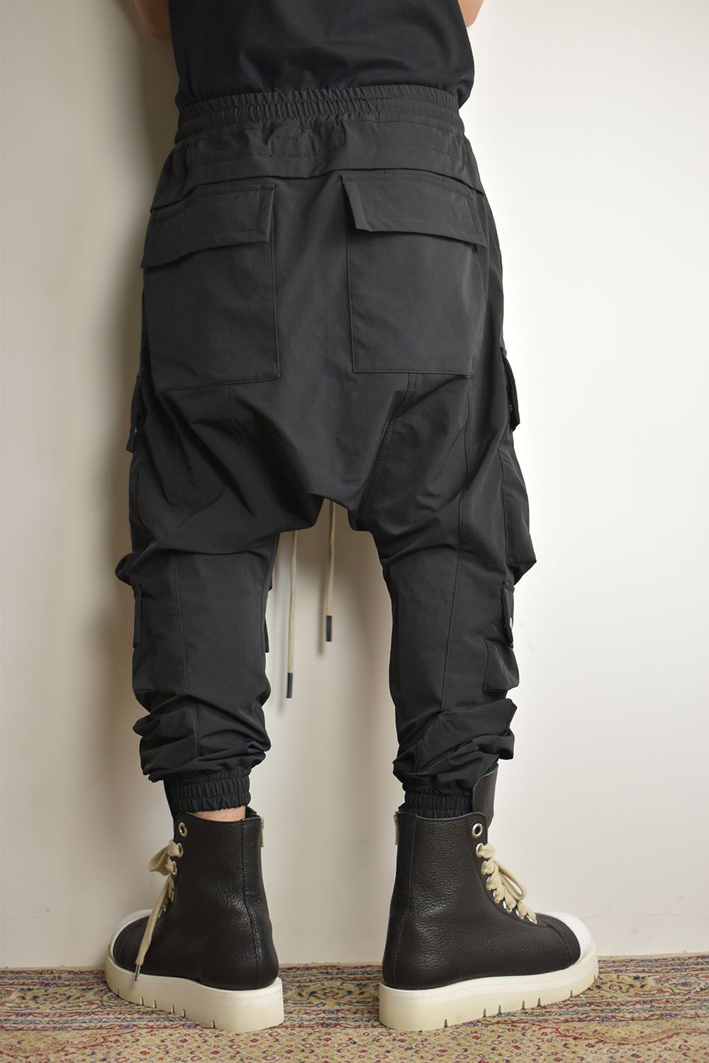A.F ARTEFACT - Stretch Nylon Military Sarrouel Pants
