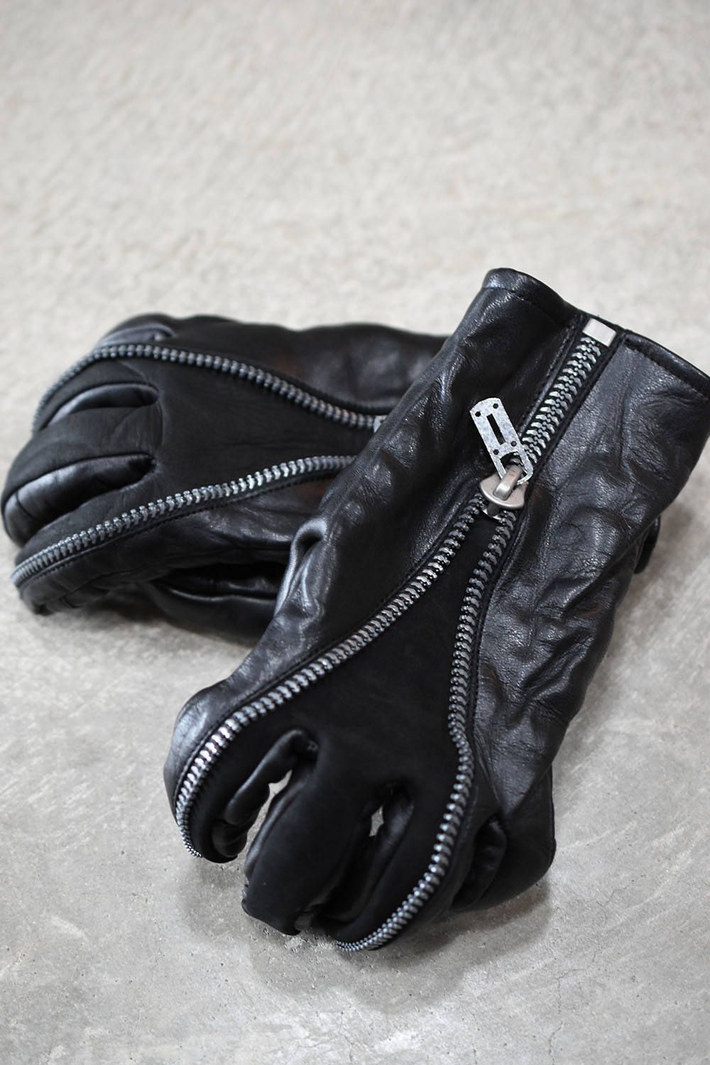 SADDAM TEISSY ホースレザーZIPグローブ SADDAM TEISSY - ホースレザー