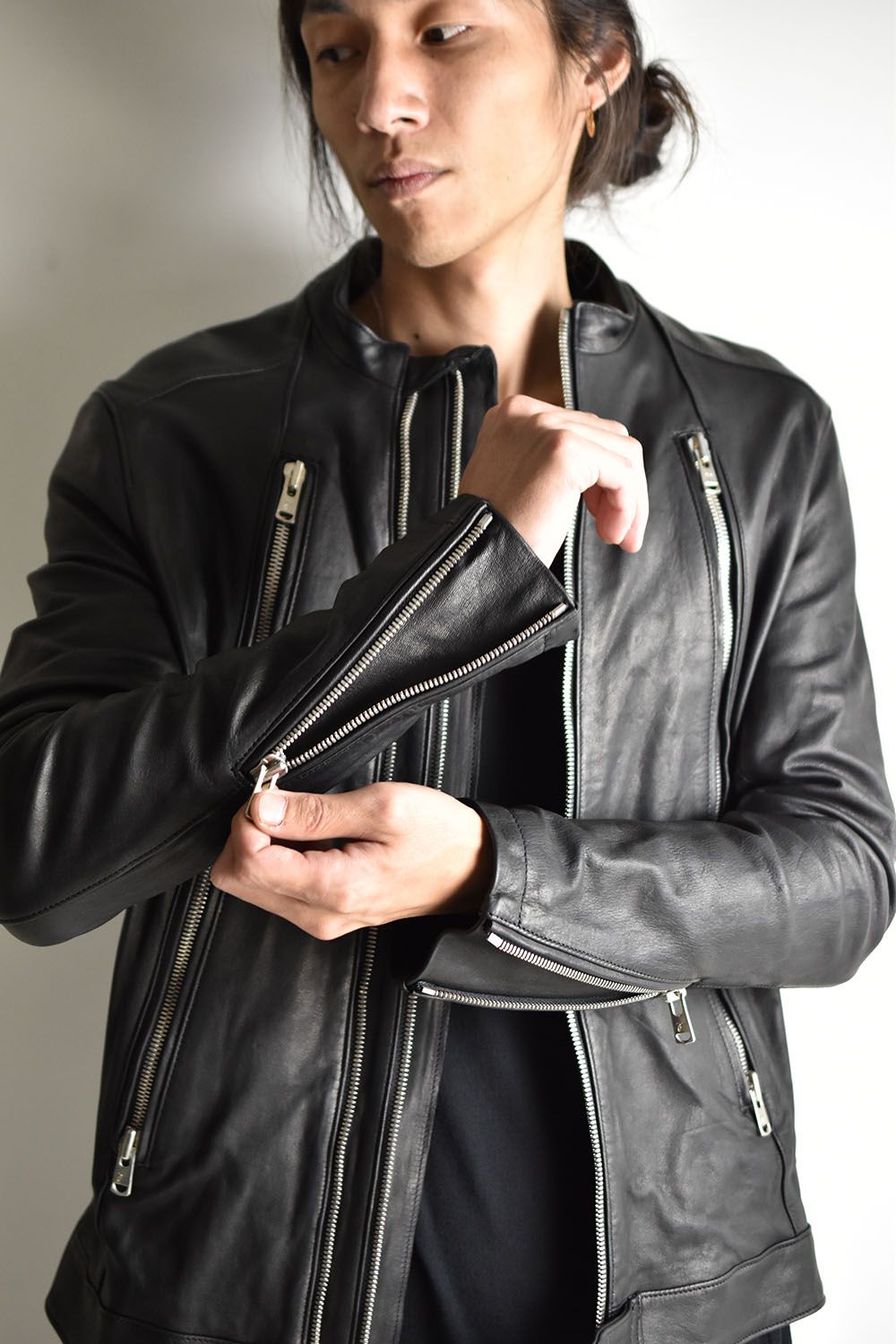 リップバンウィンクル ラムレザージャケットサイズ4 リップヴァン