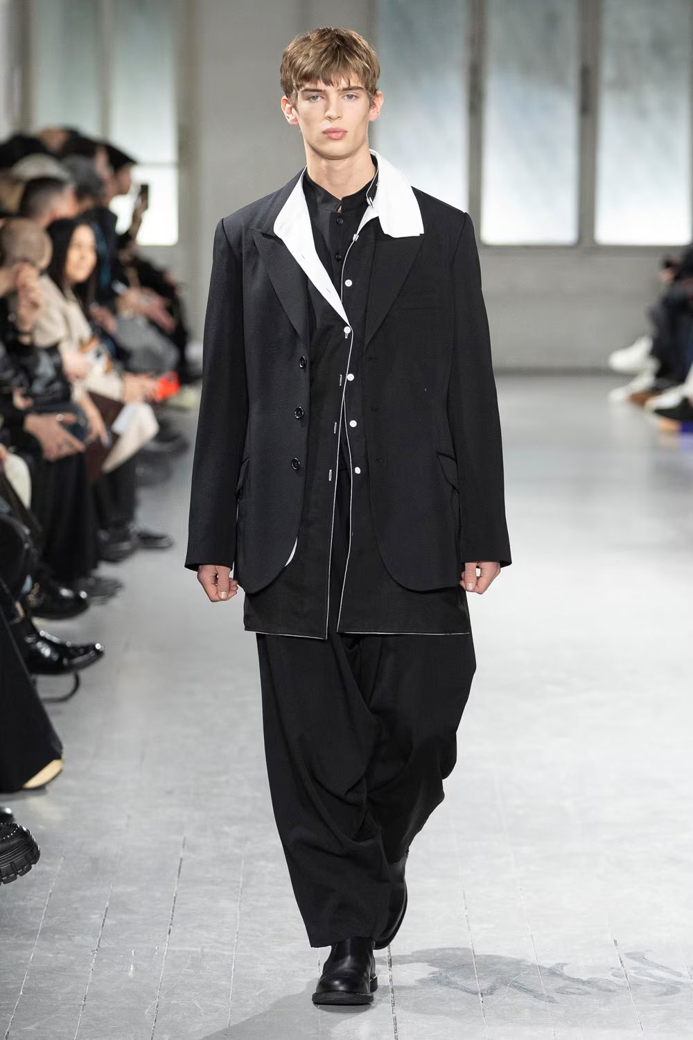 Yohji Yamamoto pour homme 辞書期 レースアップブーツ Yohji Yamamoto
