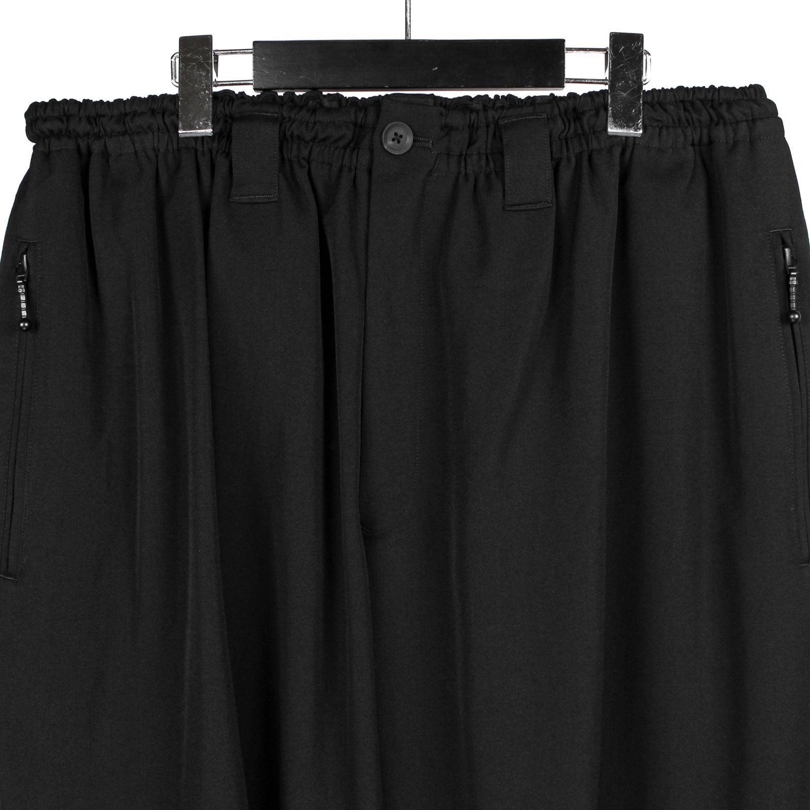 Yohji Yamamoto +noir 黒 オーバースカート付きパンツ Yohji Yamamoto