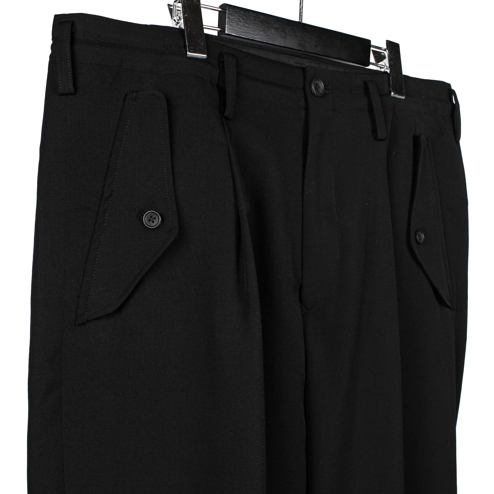 Yohji Yamamoto POUR HOMME ウールギャバ サルエルパンツ STAFF