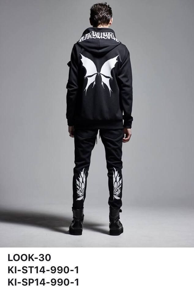 kiryuyrikキリュウキリュウアンゴラ＆レザーライダースジャケット