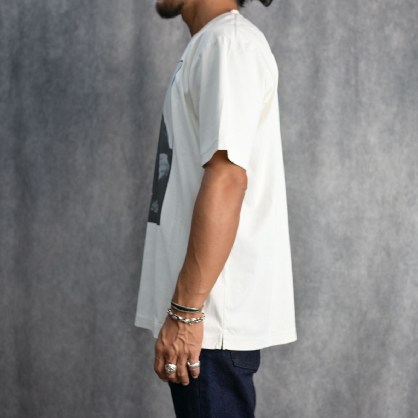 ISAMU KATAYAMA BACKLASH - × FIXER フォトプリント Tシャツ （BLACK