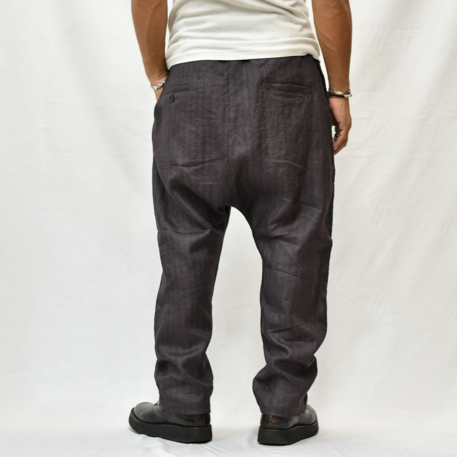 BACKLASH バックラッシュ 顔料プリント クロップド イージーパンツ