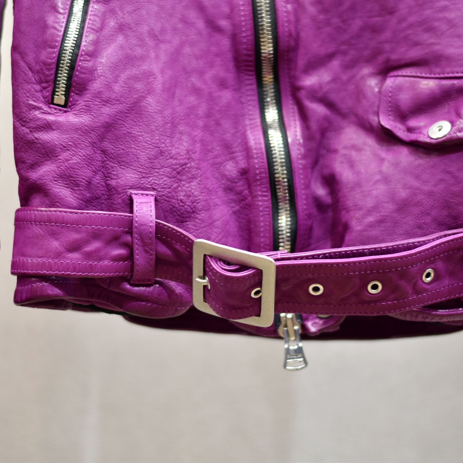 ISAMU KATAYAMA BACKLASH - ジャパンカーフ タンニン鞣し 製品洗い加工