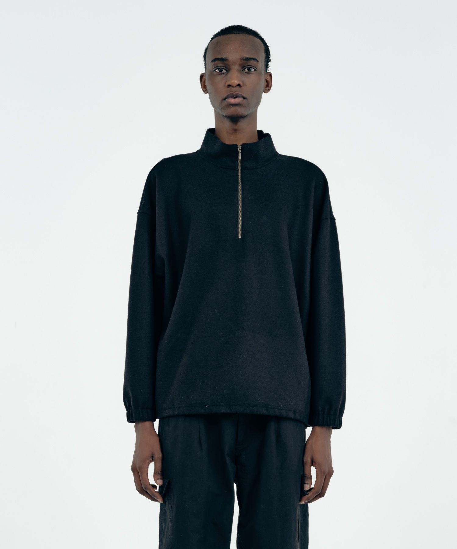 Iroquois - DOUBLE FACE JERSEY HALF ZIP / ハーフジップ プルオーバー