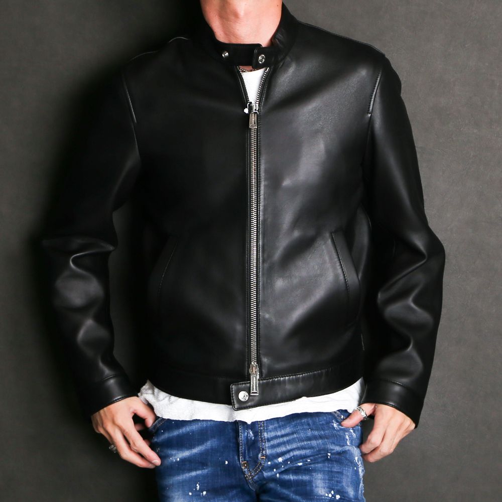 タケサン専用ディースクエアード2 シングルライダースジャケット