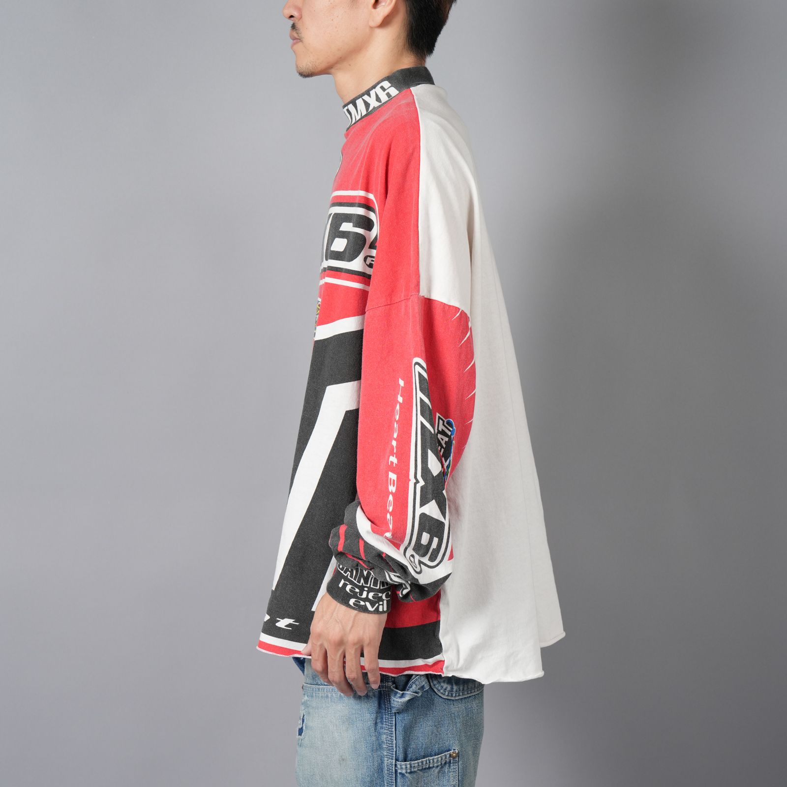 SAINT M×××××× - SM-YS1-0000-019 / LS TEE / MX6 / RED / ロンT