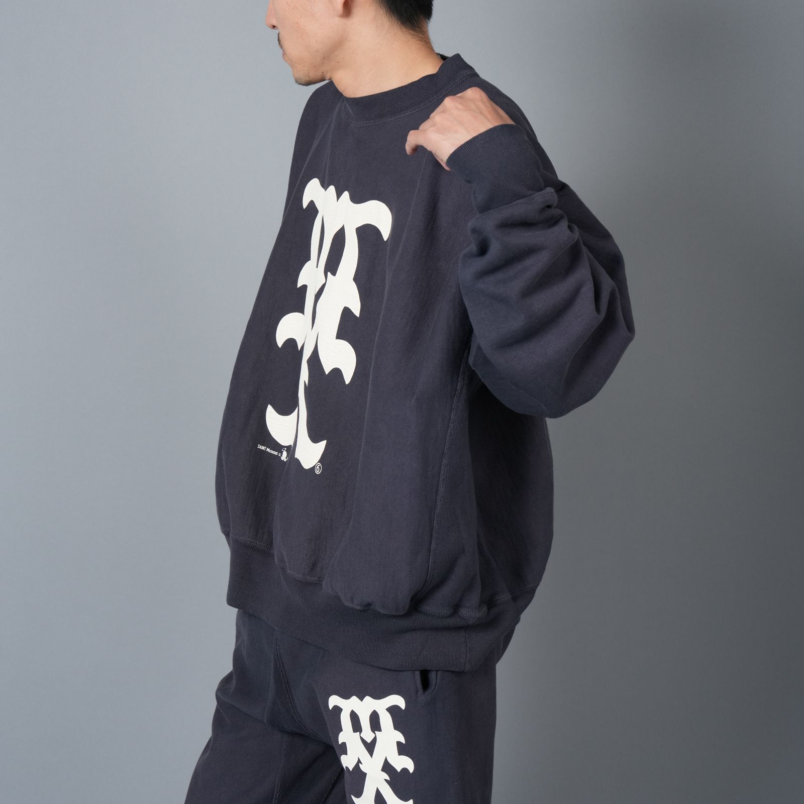 SAINT M×××××× - 【ラスト1点】SM-YS1-0000-033 / CREW SWT / MX