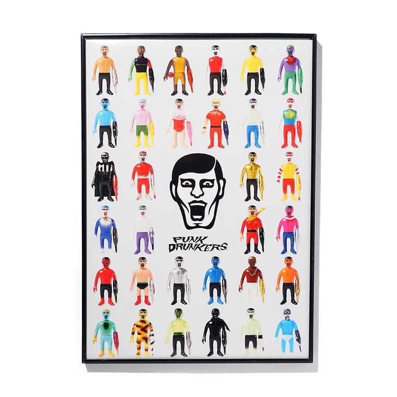 パンクドランカーズ PUNK DRUNKERS あいつポスター 第1弾 額縁付