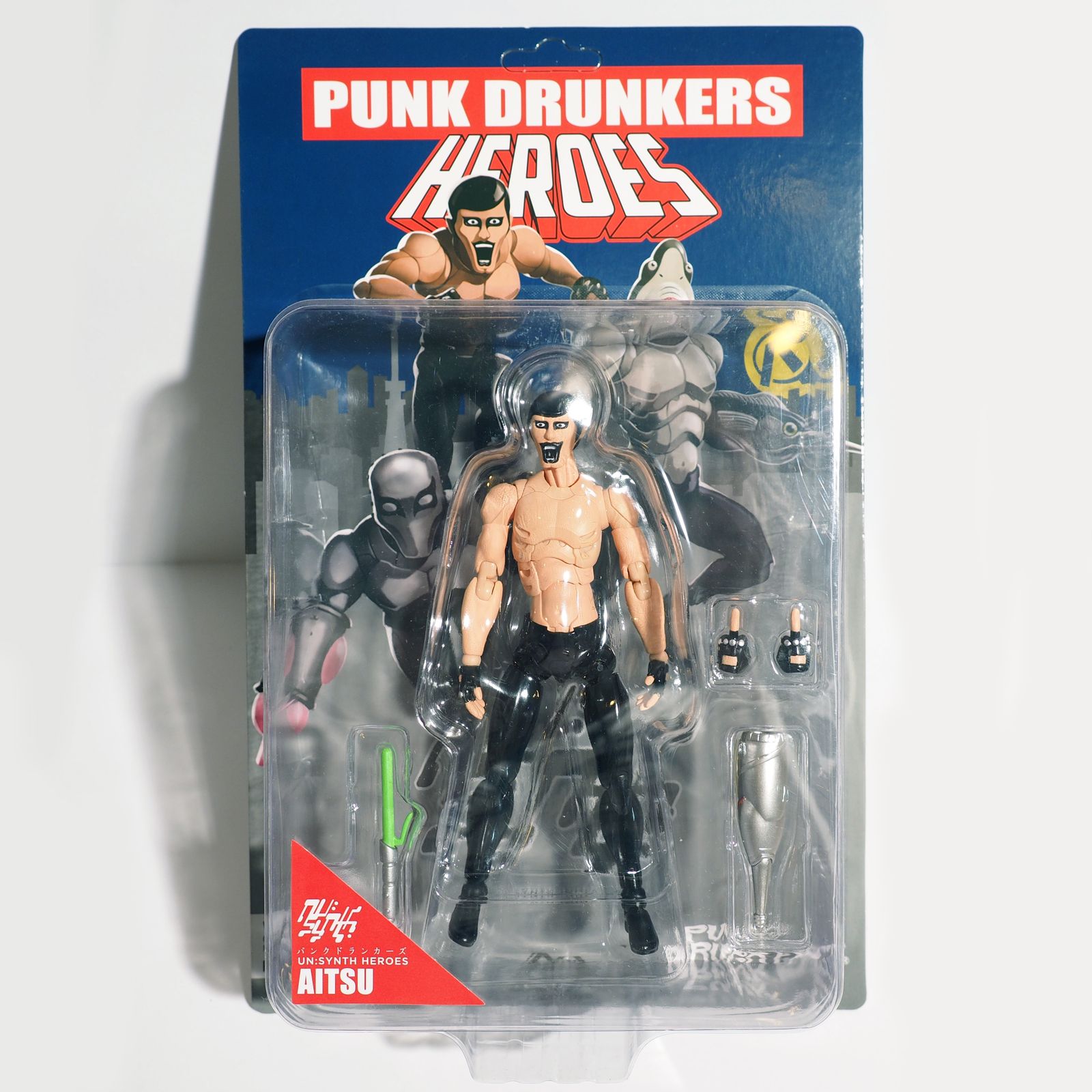 くっきー! x PUNK DRUNKERS あいつフィギュア (古銭ビキニver) パンク