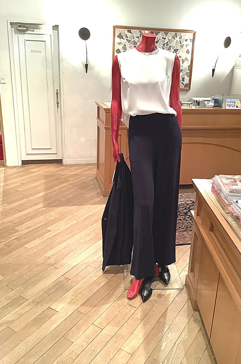 Theory - ワイドパンツ / プルオンタイプ / 股上深め / ウォッシャブル