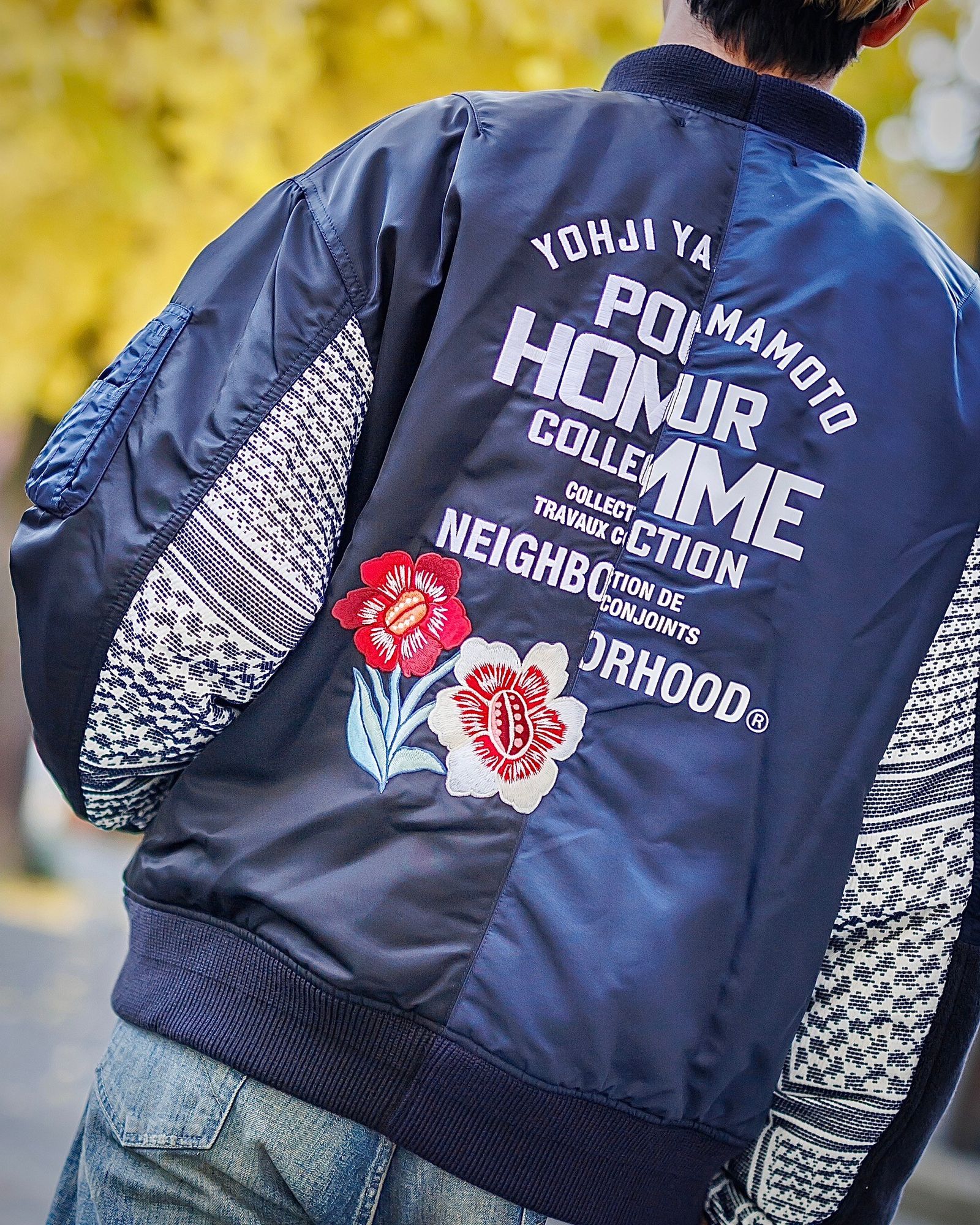 NEIGHBORHOOD×ヨウジヤマモト MA1ジャケット ☆別注☆【NEIGHBORHOOD