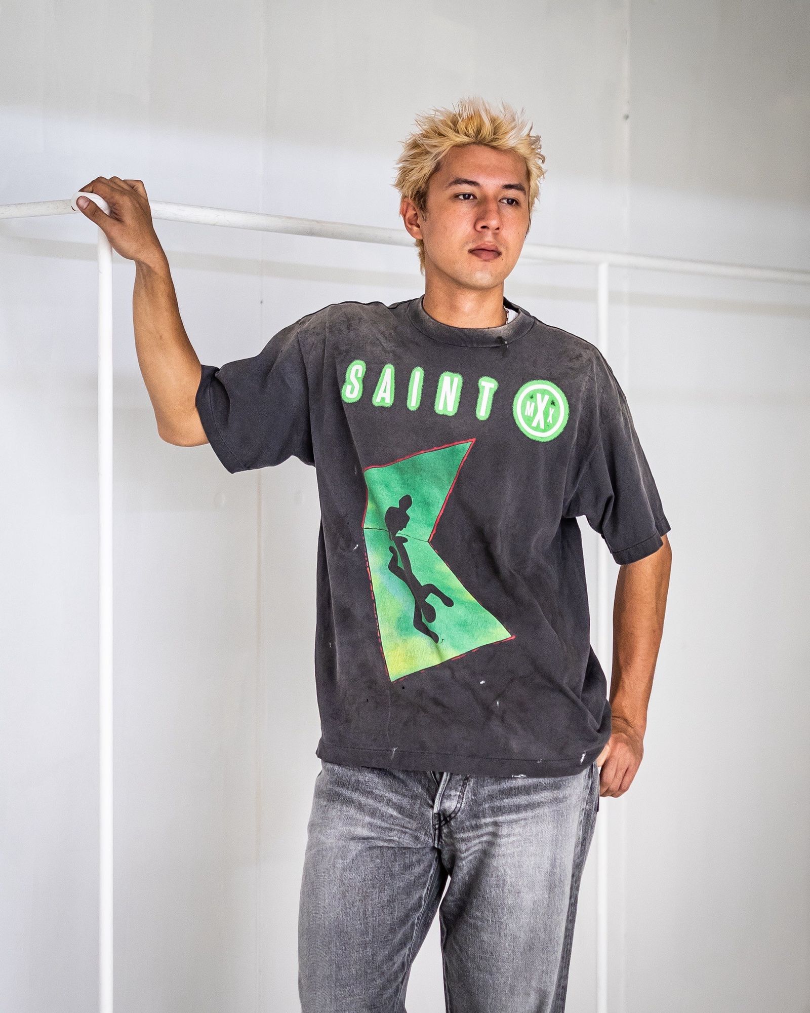 SAINT M×××××× - セントマイケル Tシャツ SAINT X SS TEE(SM-HR1-0000