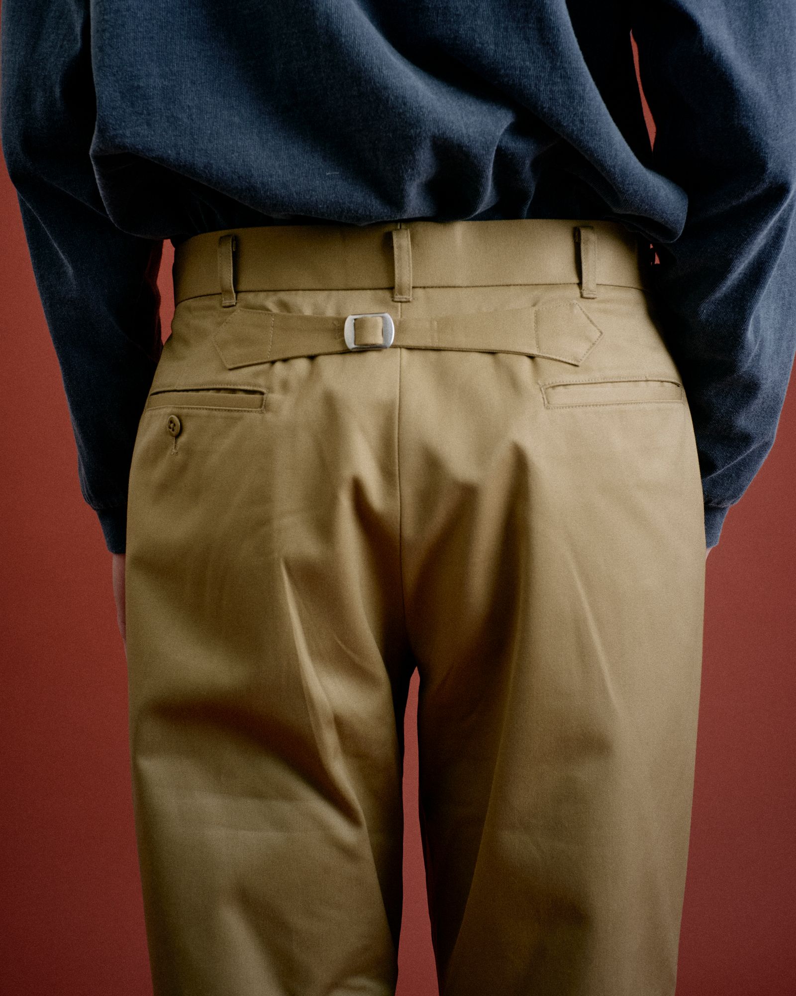FOUNDOUR - ファウンダ 25AW TWILL PANTS(015FD252006)BEIGE | MARK