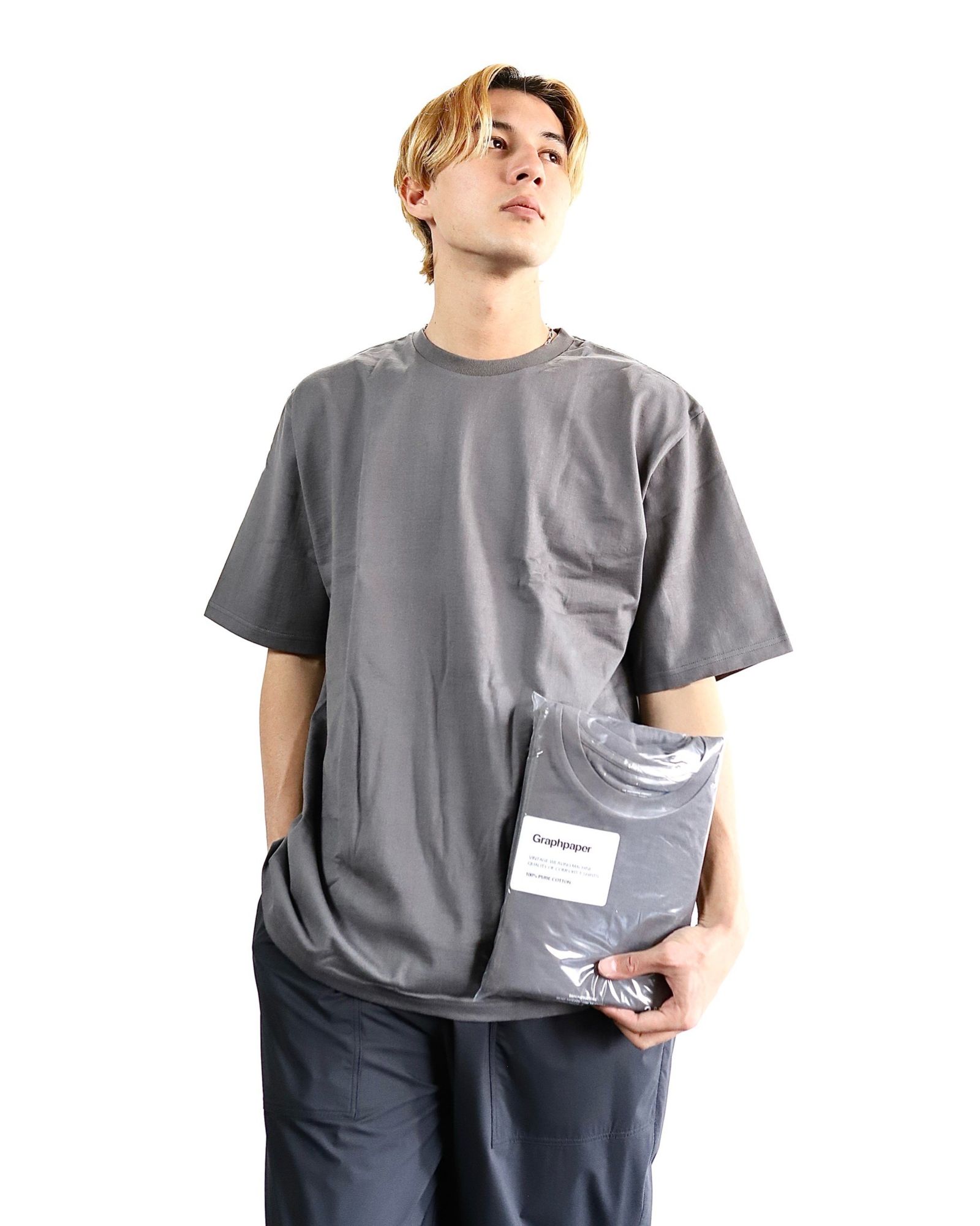 Graphpaper - グラフペーパー パックTシャツ 2-Pack Crew Neck Tee