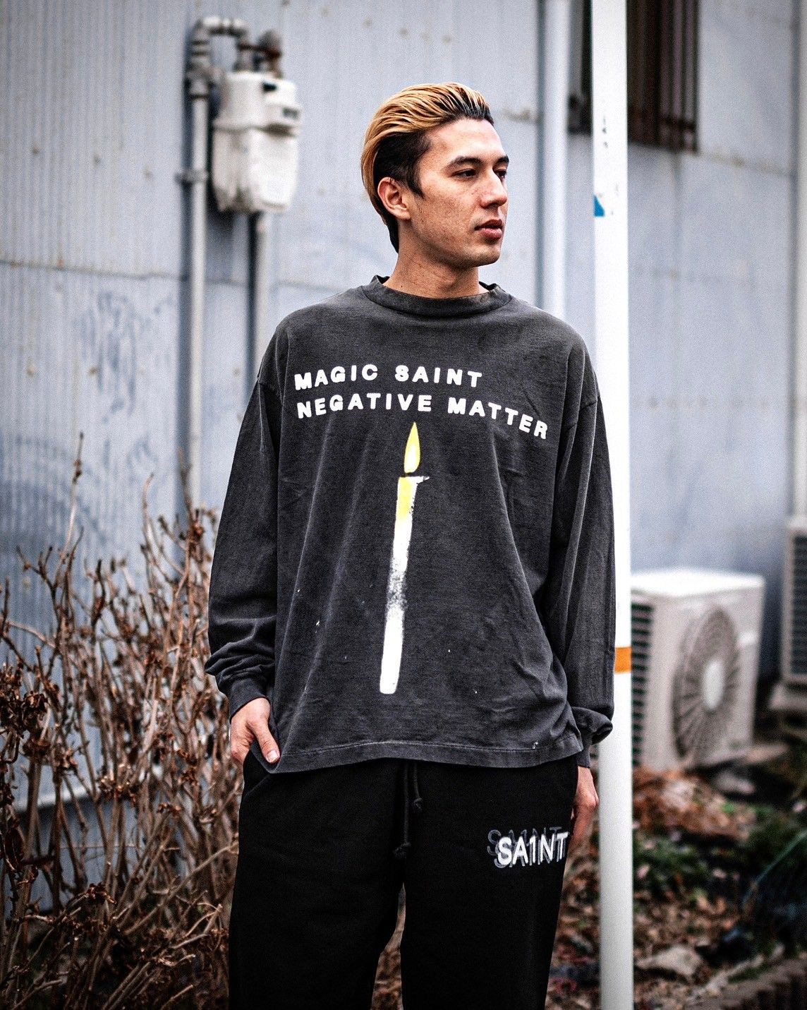SAINT M×××××× - セントマイケル25SS CANDLE LS TEE (SM-HR8-0000-031