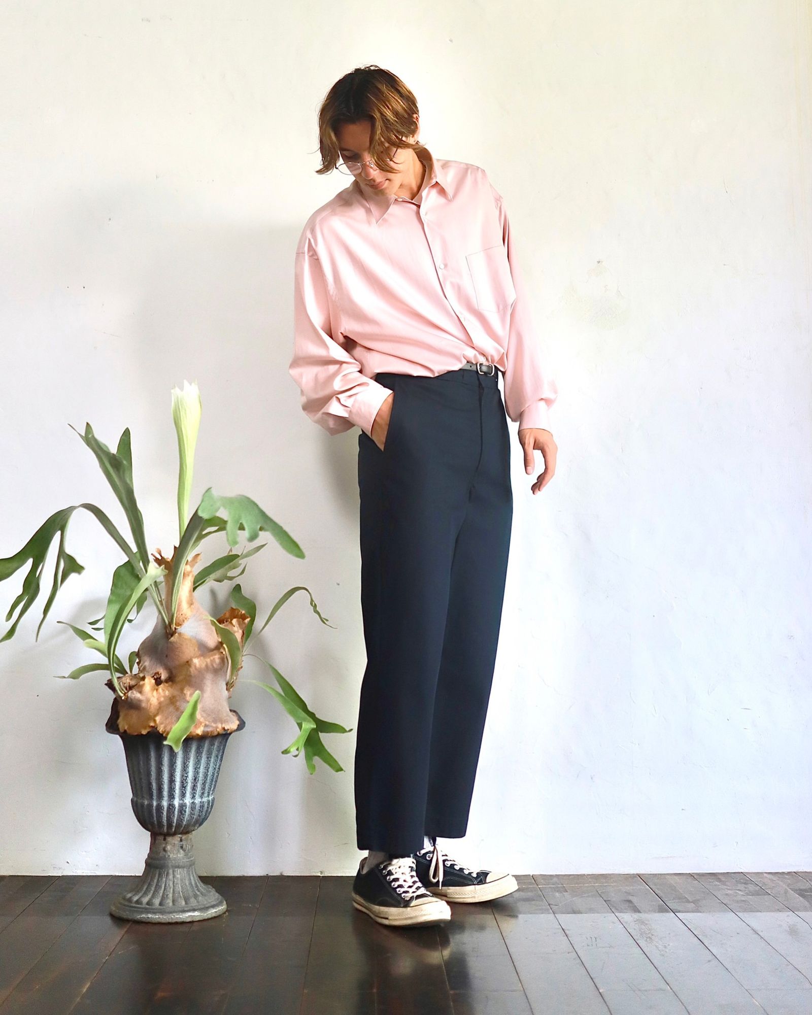 A.PRESSE - アプレッセ Work Chino Trousers (23AAP-04-22M)NAVY | MARK