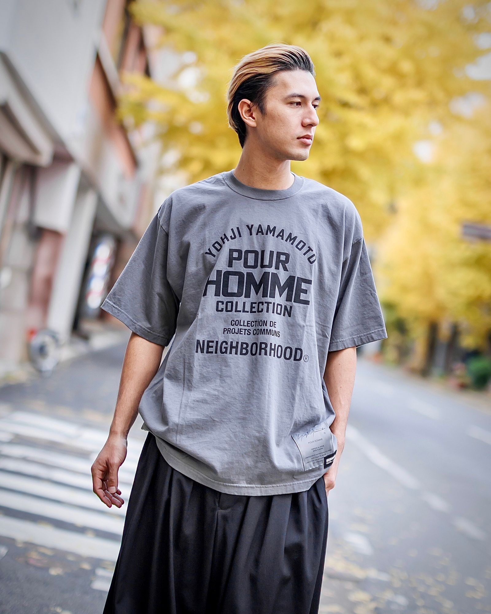 yohji yamamoto - Yohji Yamamoto x NEIGHBORHOOD TEE SS-2(HP-T90-997