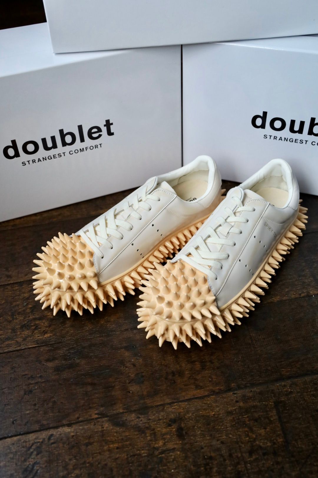doublet - doublet 25AW スニーカーSPIKY LEATHER SNEAKER (25AW76FT63