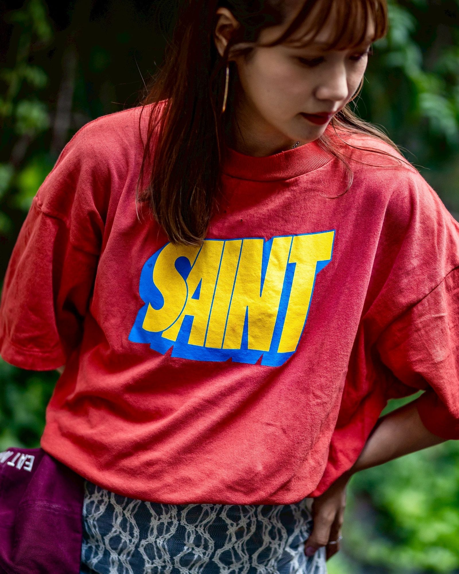 SAINT M×××××× - セントマイケル Tシャツ SAINT SS TEE(SM-HR1-0000