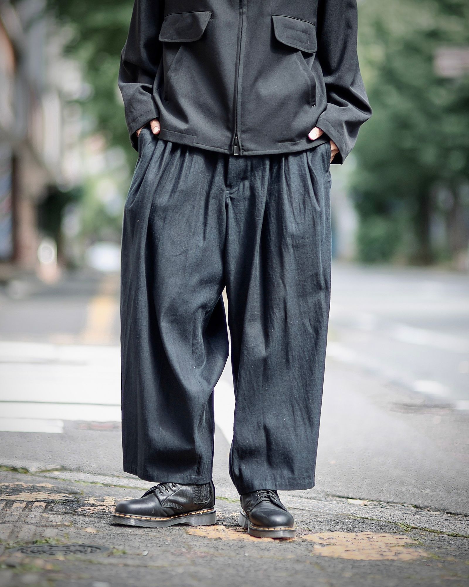 Yohji Yamamoto ヨウジヤマモト トリアセテート 紐パン ヒモパンツ