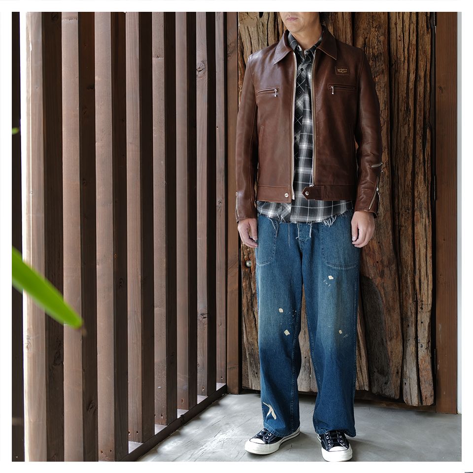 希少　ルイスレザー　ドミネーター　551T タイトフィット　シープ　サイズ 42 LEWIS LEATHERS：551T タイトフィットドミネーター [シープスキン]