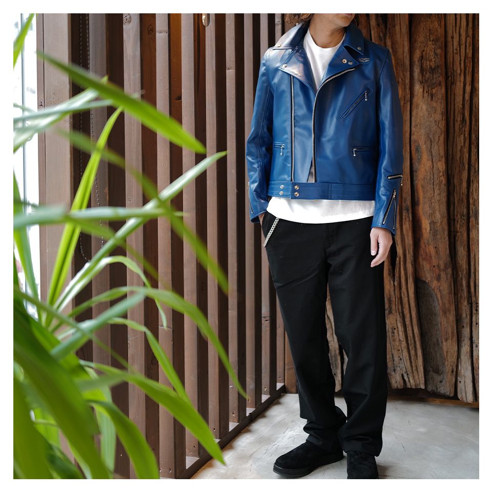 ルイスレザー サイクロン タイトフィット38インチ 馬革 Lewis Leathers