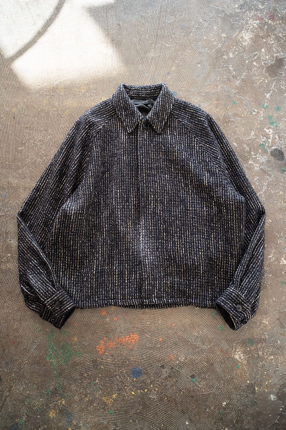 juha - 【ラスト1点】【24AW】Loop Tweed Short Jacket/ループツイード