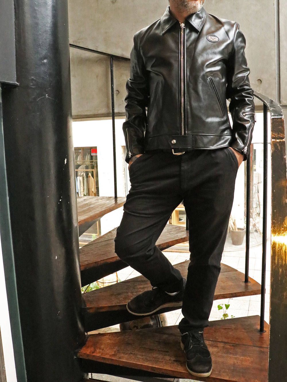 Lewis Leathers ルイスレザー コルセアタイトフィット ITEMS｜ブラック