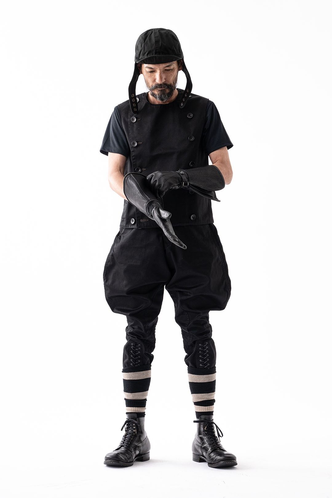 BLACK SIGN - BLACK CHINO SHERIFF BREECHES (MIDNIGHT BLACK) | SKANDA