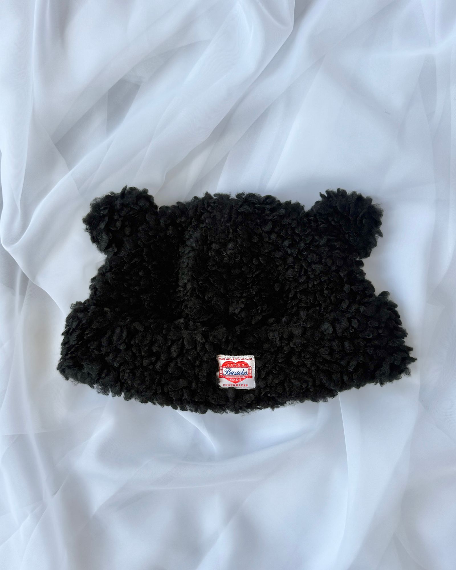 BASICKS Bear Beanie ブラック 25SS BASICKS | Bear Beanie - black