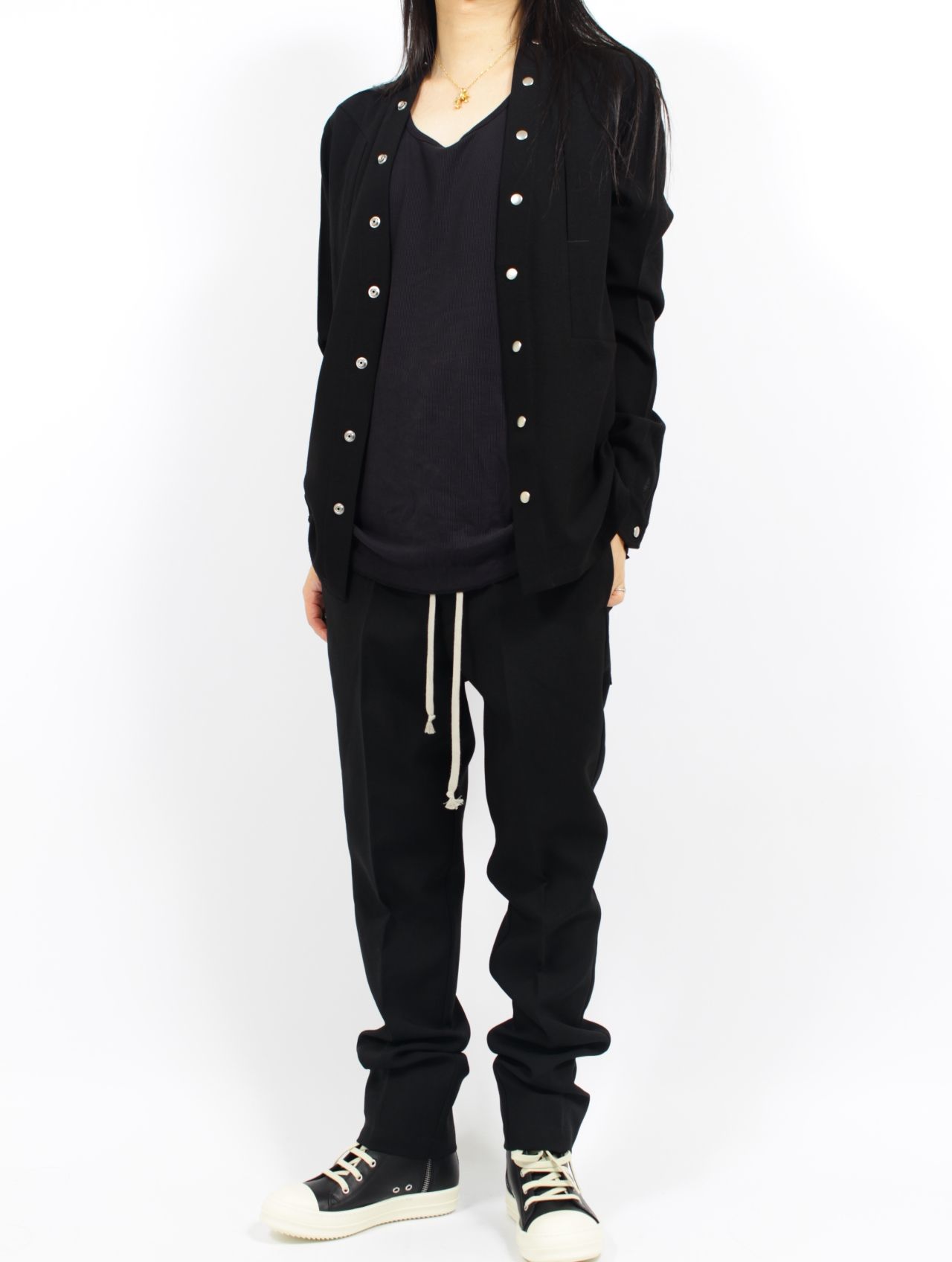 定価71500円 Rick Owens DRKSHDW サルエルブラックデニム 定価71500円