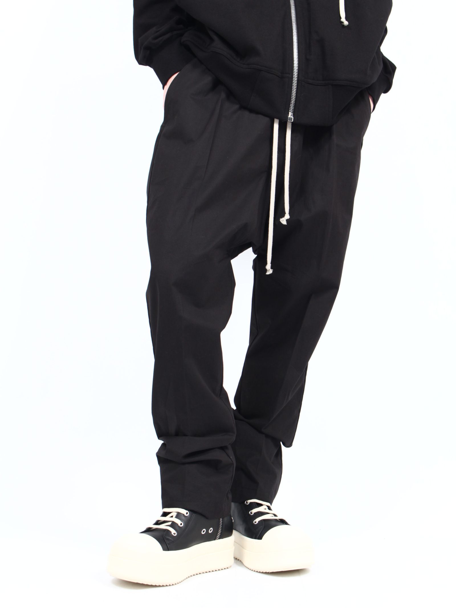 RICK OWENS - 【25SS】ドローストリング サルエルパンツ / DRAWSTRING