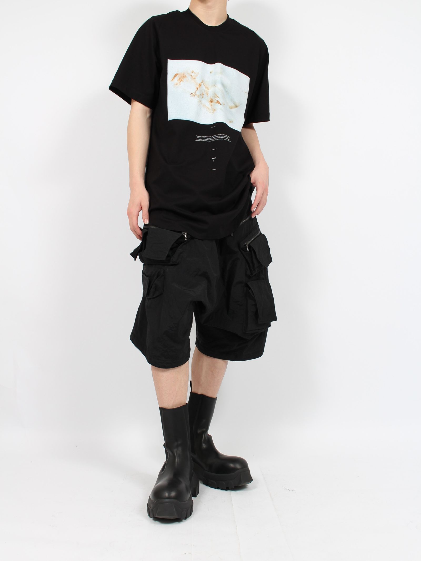 JULIUS MA バイカー パンツ ジップ ミラノリブ【アーカイブ】 JULIUS