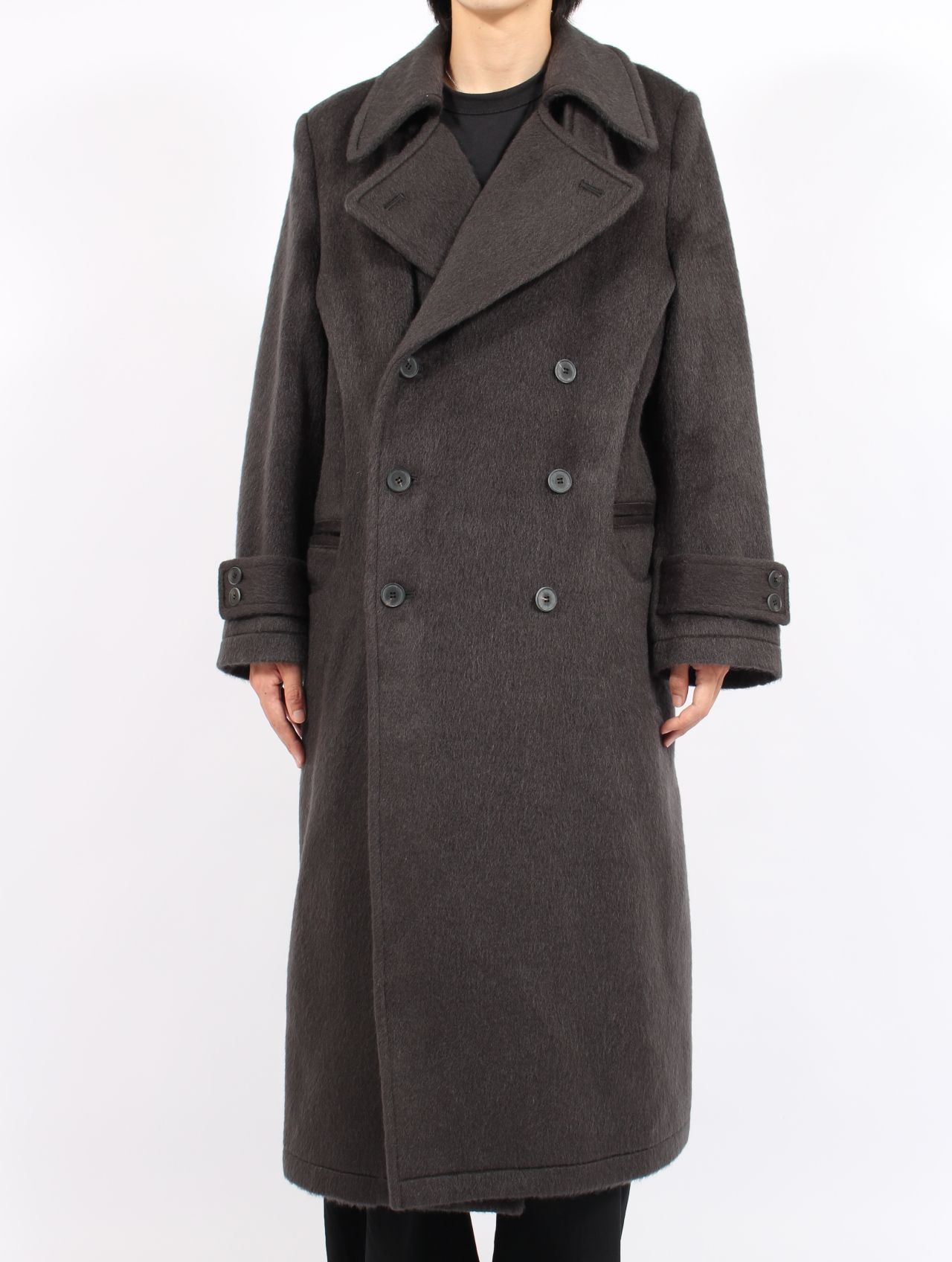 専用 HUTTON PLACE ダブルブレストコート ブラック 専用 HUTTON PLACE