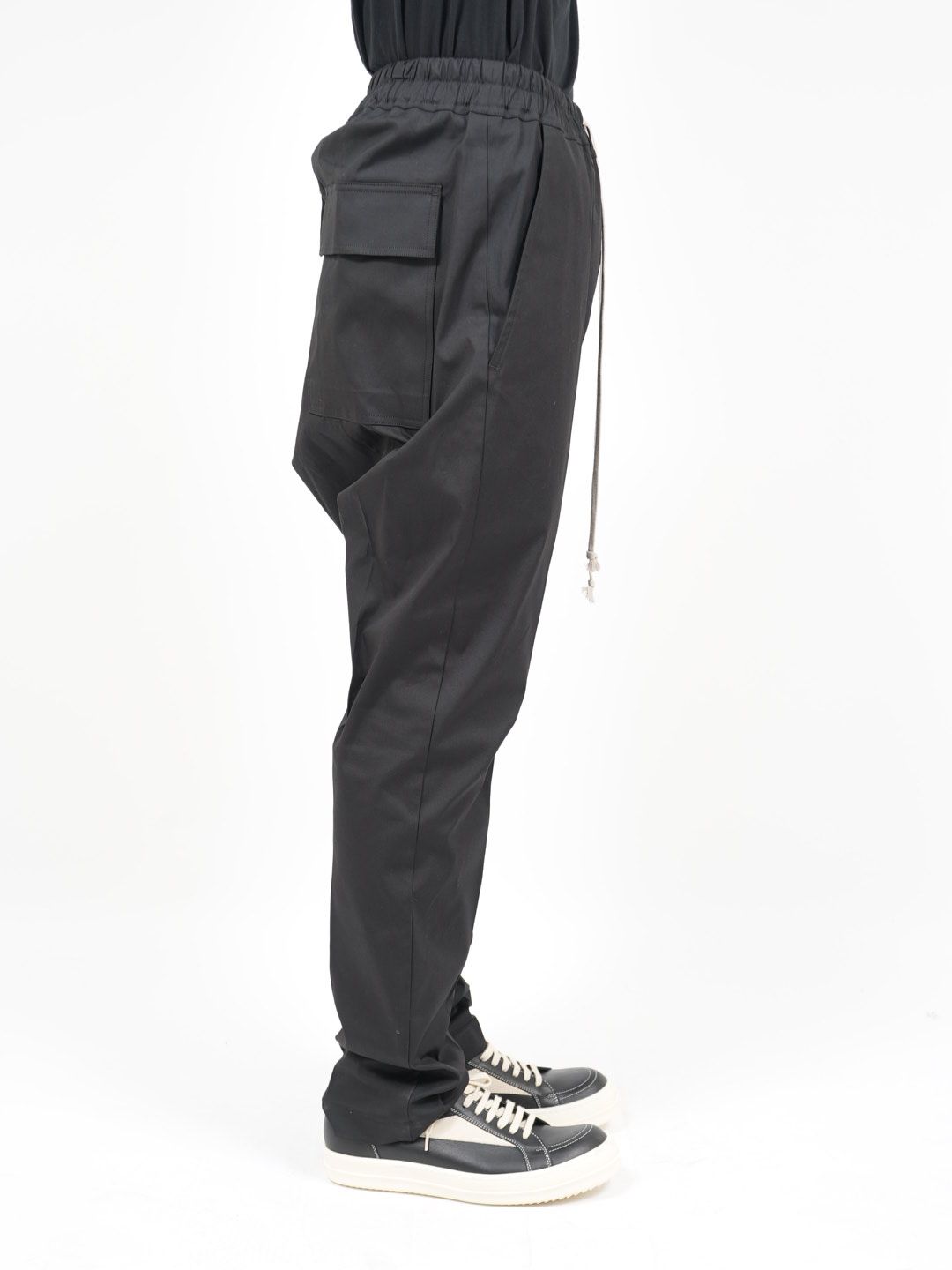 Rick Owens DRKSHDW DRAWSTRING LONG PANT黒 Rick owens 14fw