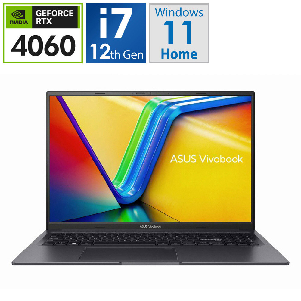 ノートパソコン Vivobook 16X(RTX 4060) インディーブラック K3605ZV