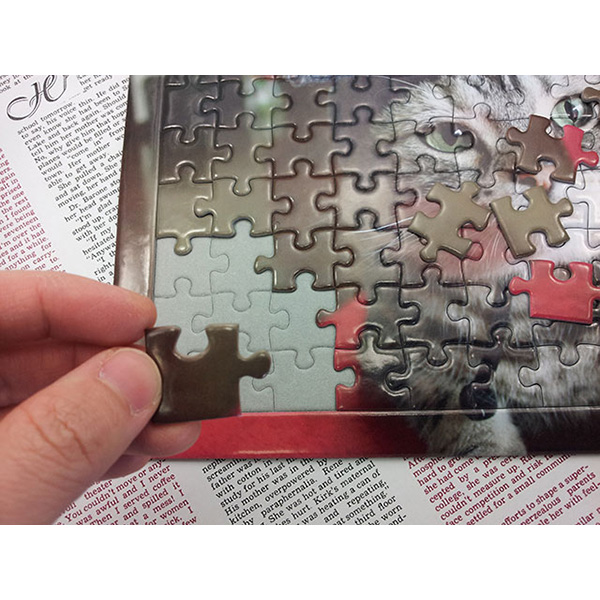 メール便】枠型ジグソーパズル(B5判) 70ピース＋紙製フレーム(B5判)＋