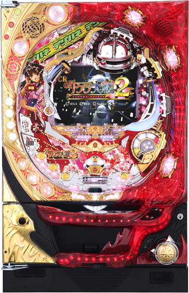 サミー CRデジハネサクラ大戦2 CV 中古パチンコ実機 [枠名：焔（ホムラ