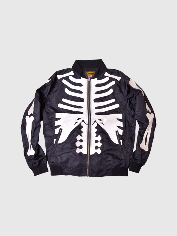 VANSON バンソン ジャケット レディース メンズ スカル ボーン