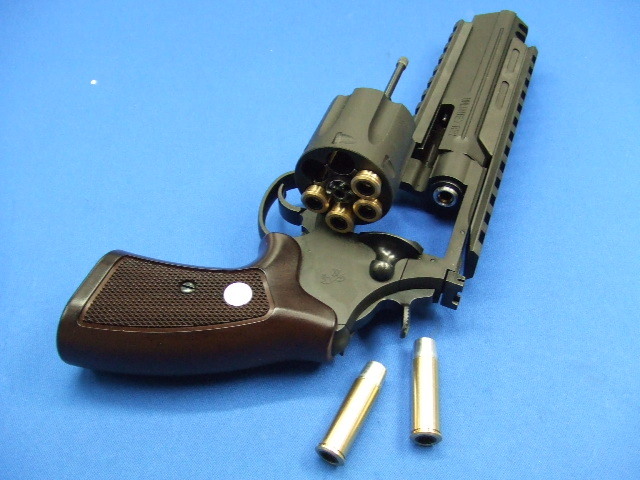 アンリミテッドリボルバー 6mmBB ブラック HW Xカートリッジ