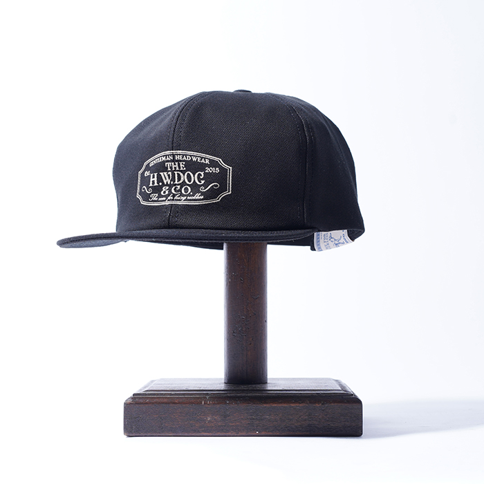 D-00004 / 「TRUCKER CAP / BLACK」 ロゴトラッカーキャップ