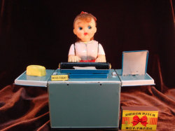 野村トーイ 1960年代 ブリキ インディアン シスコーン坊や 32cm