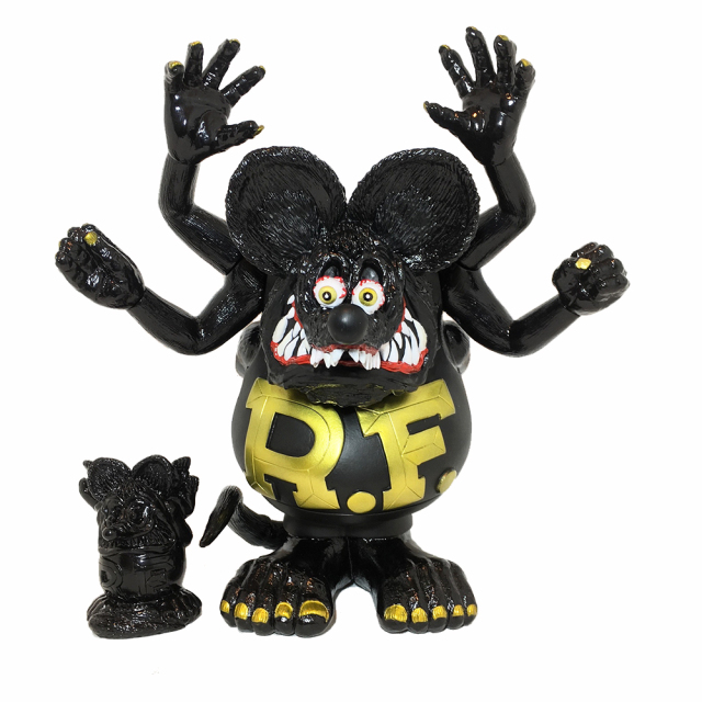 Magical Mosh Misfits x BlackBook Toy:Asura Rat Fink GOLD x BK x