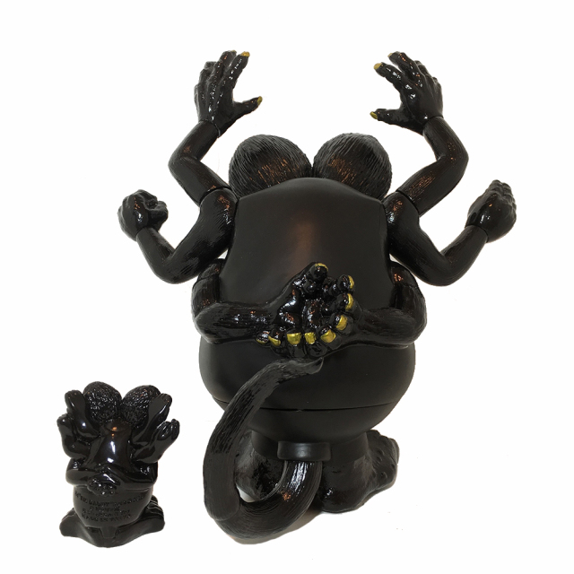 Magical Mosh Misfits x BlackBook Toy:Asura Rat Fink GOLD x BK x